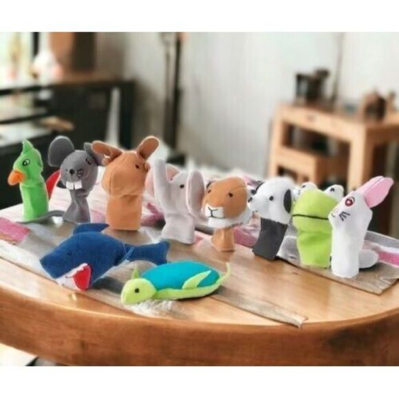 IKEA TITTA DJUR Finger Puppet - Mixed Colors/10 PACK - Picture 7 of 7